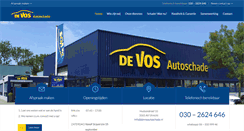 Desktop Screenshot of devosautoschade.nl